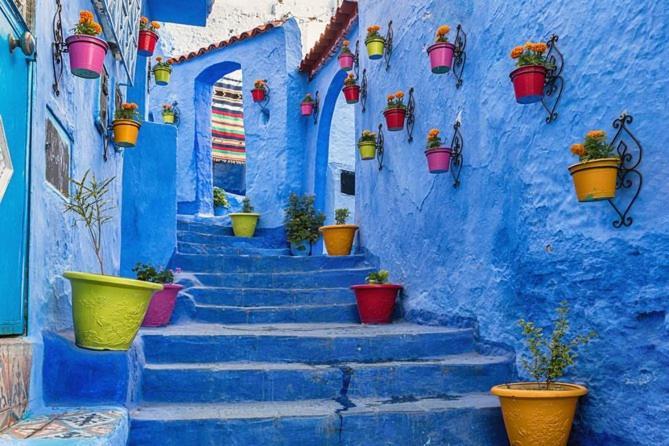 Ferienwohnung Dar Sidi Mfedal Chefchaouen Zimmer foto